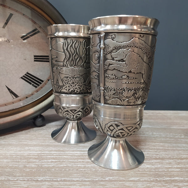 Mullingar Pewter Exclusive - Irish Legends Pewter Goblet