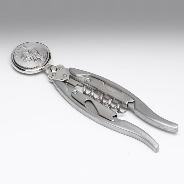 CORKSCREW WITH MAP OF SCOTLAND. THE 5" LONG CORKSCREW IS BOTH STURDY AND STRONG.