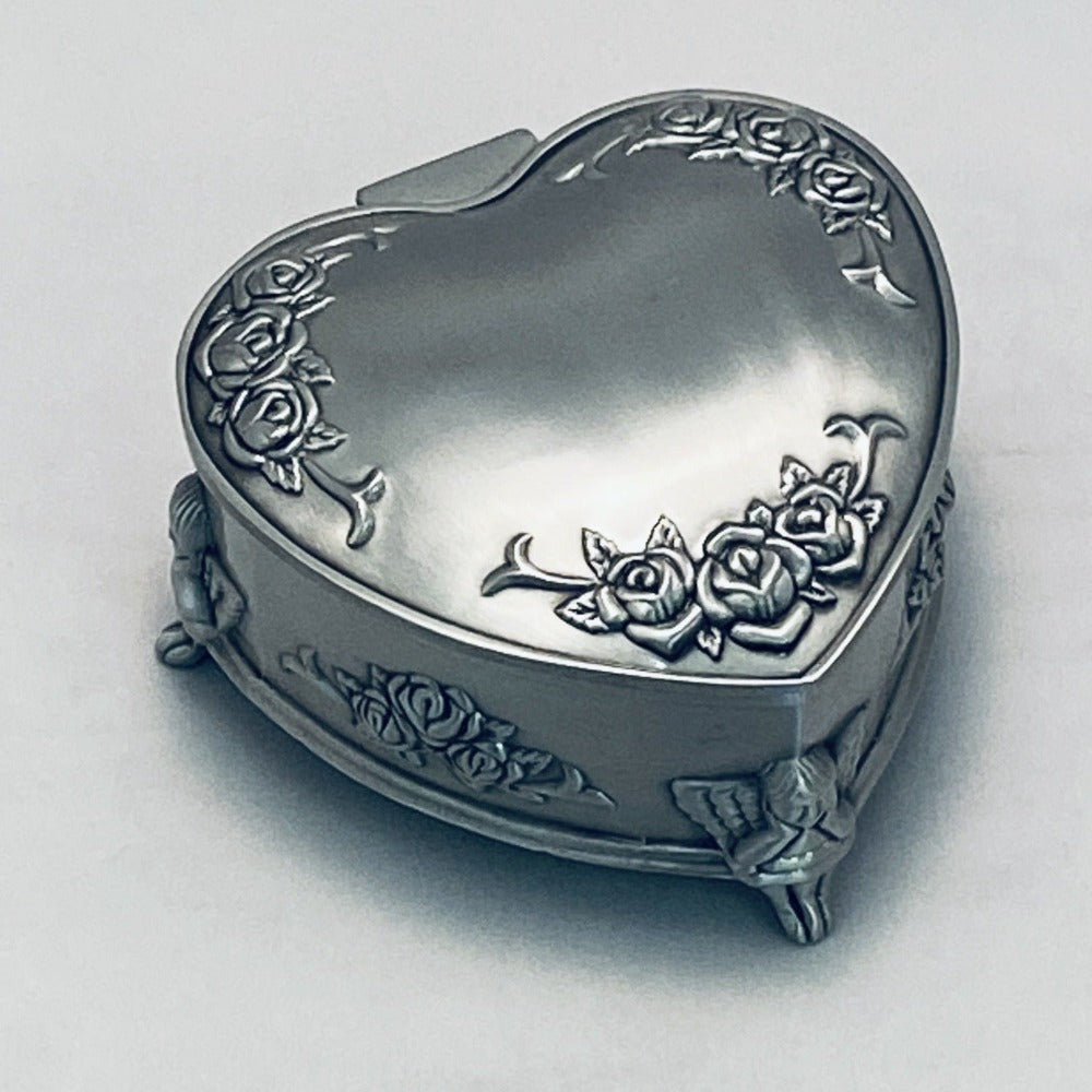 Heart Shaped Jewelry Box, No metal