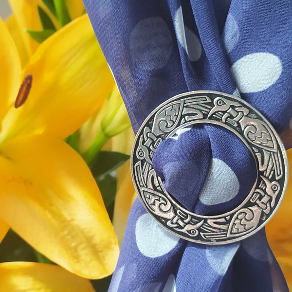 Mullingar Pewter Celtic Scarf Ring