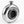 Load image into Gallery viewer, WHISKEY FLASK WITH GLASS CENTRE AND CELTIC KNOT DESIGN THAT SURROUNDS THE GLASS CENTER ARE A COMBINATION OF PEWTER AND STAINLESS STEEL IN A POLISHED SILVERWARE LOOK. THE FLASK HOLDS 5 FLUID OZS AND STANDS 4" TALL. MADE IN IRELAND BY MULLINGAR PEWTER