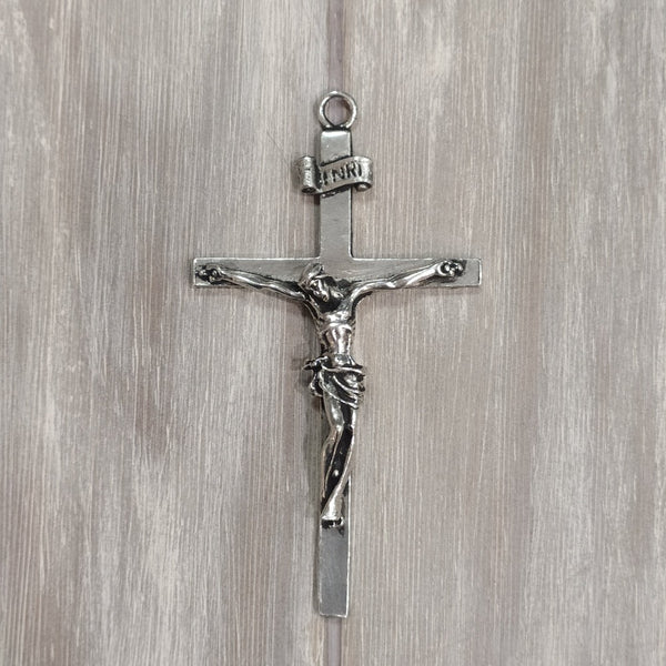 Mullingar Pewter Crucifix of Christ on the Cross