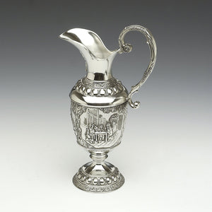 Pewter Drink Caraffe with detail of woodland