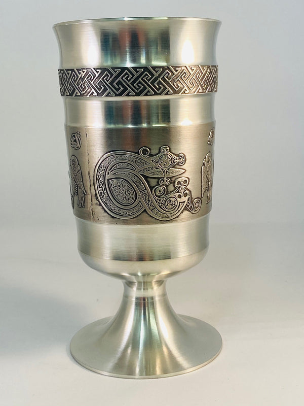 Set of 4 Book of Kells Water Goblets