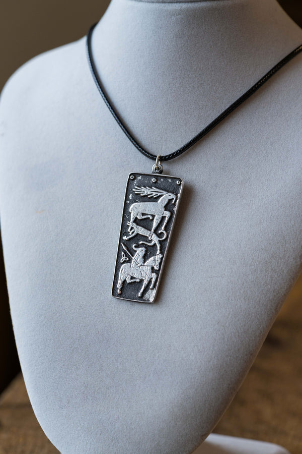 Bealin Cross Hunt Pendant Necklace