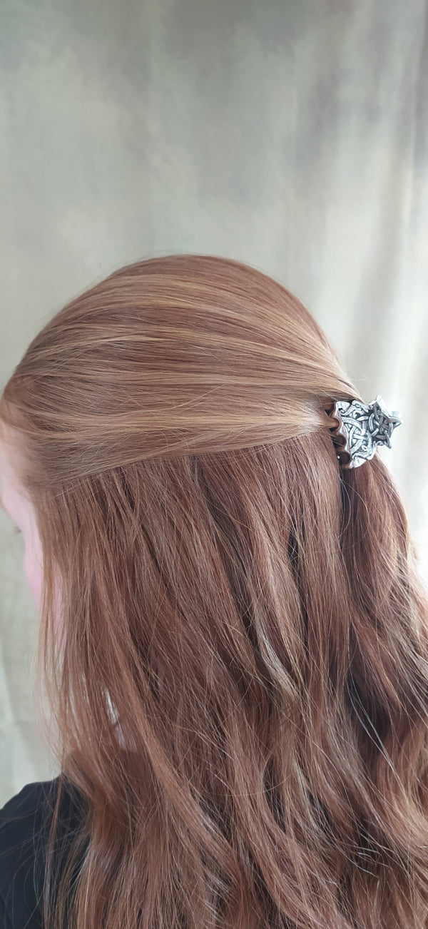 Irish Celtic Hair Clasps – Mullingar Pewter | Handmade in Ireland