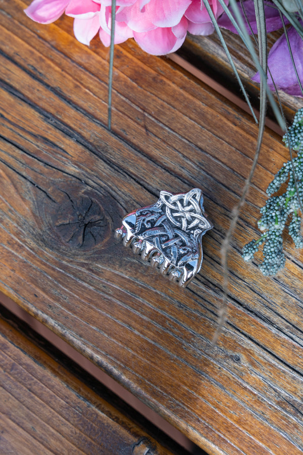 Irish Celtic Hair Clasps – Mullingar Pewter | Handmade in Ireland