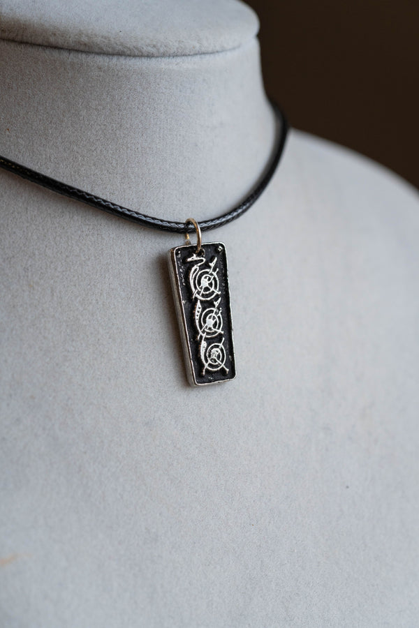 Bealin Cross Swan Pendant Necklace
