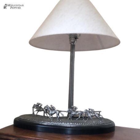 The Final Bend Lamp by Mullingar Pewter