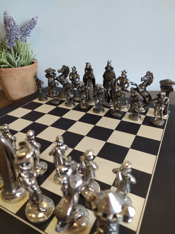 Battle of Clontarf Pewter Chess Set