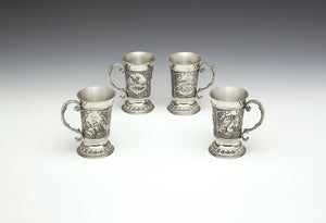 Mullingar Pewter Irish Woodlands Themed Tankards