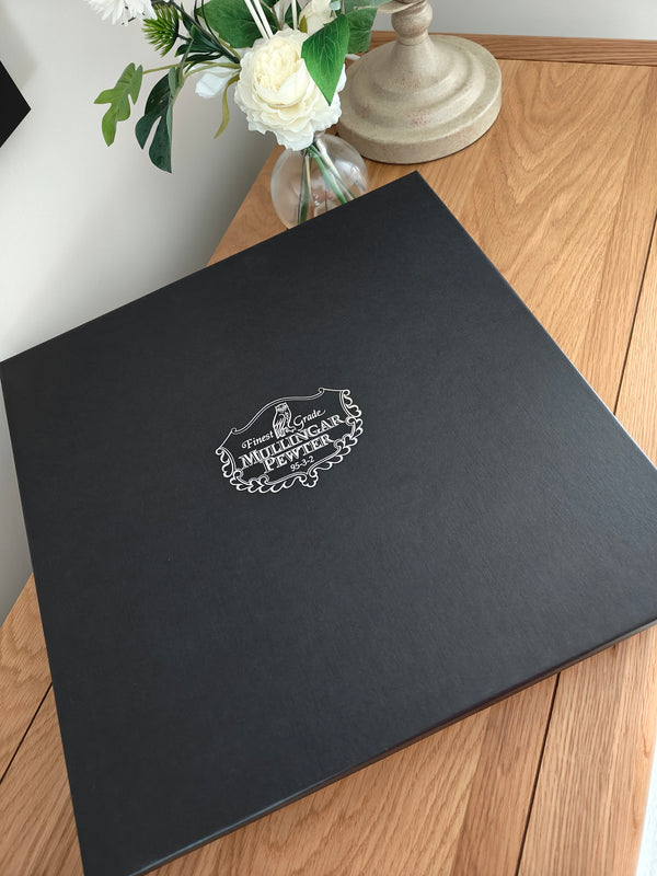 Presentation box for Battle of the Boyle Pewter Chess