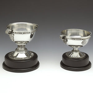 PEWTER MADE CHALICES POLISHED TO SILVER METAL FINISH. ÉTAIN ZINN PELTRO. Replica of the derrynaflan Chalice and the Ardagh Chalice. Both famous artifacts of Ireland from the 8th and 9th century's.. 