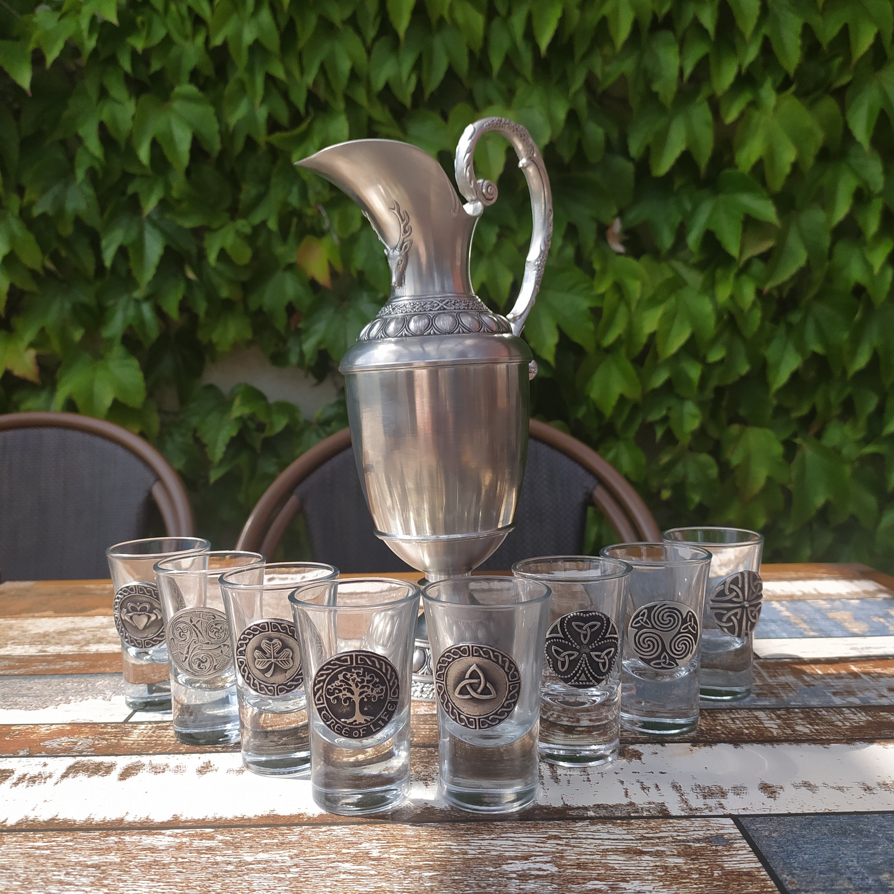 【Mullingar Pewter】アイリッシュショットグラス MULLINGAR PEWTER SHOT GLASS - Irish Crossroads